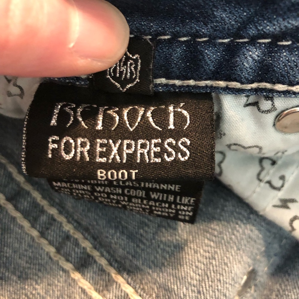 Express Rerock Boot Cut Jeans - Picture 7 of 7